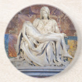 Dessous De Verre En Grès La Pieta de Michel-Ange (Devant)