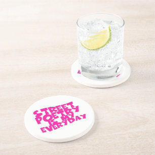 Dessous De Verre En Grès La Poésie De Rue Est Mon Quotidien