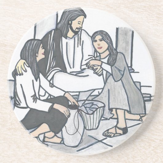 Dessous De Verre En Grès La promesse de Dieu (Devant)