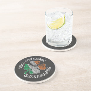 Dessous De Verre En Grès La Saint-Patrick c'est le moment pour du trèfle de