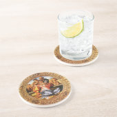 Dessous De Verre En Grès La Sainte Famille (Côté)