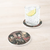 Dessous De Verre En Grès La signature de la constitution (Côté)