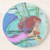 Dessous De Verre En Grès La Sphère Mer (Devant)