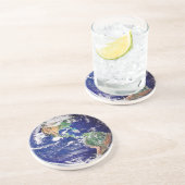 Dessous De Verre En Grès La terre de planète (Côté)