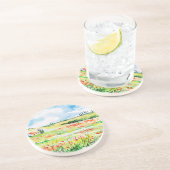 Dessous De Verre En Grès La Toscane (Côté)