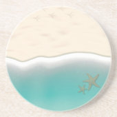 Dessous De Verre En Grès La vie est une plage (Devant)