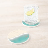 Dessous De Verre En Grès La vie est une plage (Côté)