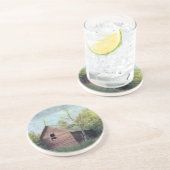 Dessous De Verre En Grès La vieille grange (Côté)