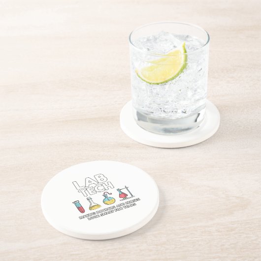 Dessous De Verre En Grès Laboratoire technique (Côté)