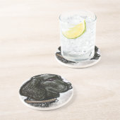 Dessous De Verre En Grès Labrador Retriever (Côté)