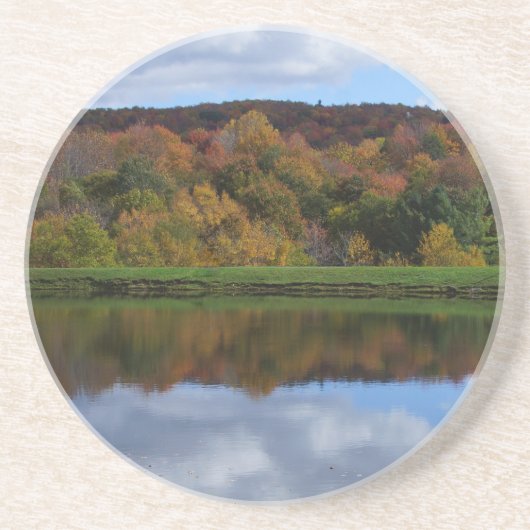 Dessous De Verre En Grès Lac Coffey à Beech Mountain, NC (Devant)