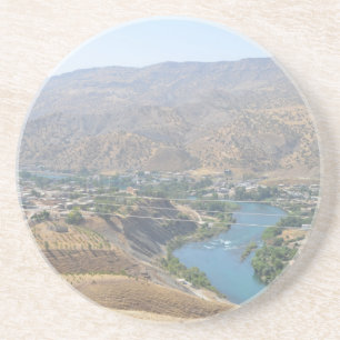 Dessous De Verre En Grès Lac Ducan4