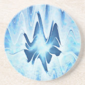 Dessous De Verre En Grès Lac glaciaire (Devant)