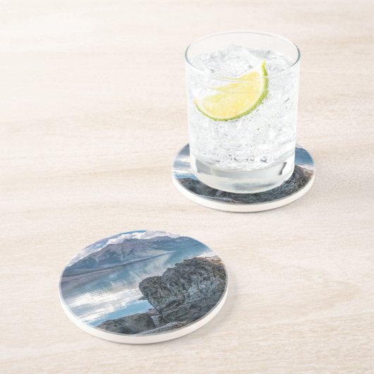 Dessous De Verre En Grès Lac McDonald (Côté)