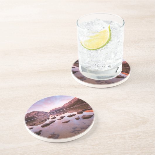 Dessous De Verre En Grès Lac Tenaya (Côté)