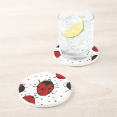Dessous De Verre En Grès Ladybug (Côté)