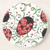 Dessous De Verre En Grès Ladybug (Devant)