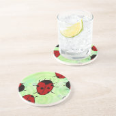 Dessous De Verre En Grès Ladybug (Côté)