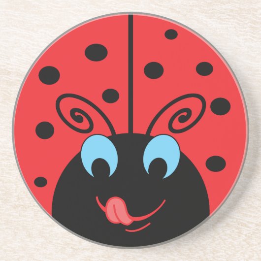Dessous De Verre En Grès Ladybug (Devant)