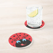Dessous De Verre En Grès Ladybug (Côté)