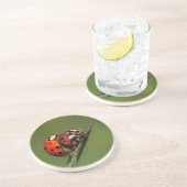 Dessous De Verre En Grès Ladybugs En Amour (Côté)