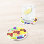 DESSOUS DE VERRE EN GRÈS L'AFRIQUE AMOUREUSE (Côté)