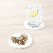 Dessous De Verre En Grès L'Aigle royal (Côté)