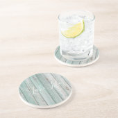 Dessous De Verre En Grès Lake Life Blue Wood (Côté)