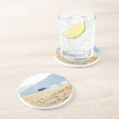 Dessous De Verre En Grès Lamar (Côté)