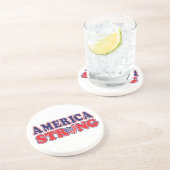 Dessous De Verre En Grès L'Amérique forte (Côté)