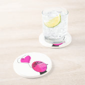 Dessous De Verre En Grès L'amour dans l'esprit (Côté)