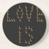 Dessous De Verre En Grès L'amour est (Devant)