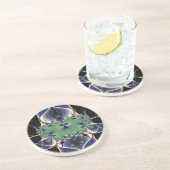 Dessous De Verre En Grès Lampe violette (Côté)