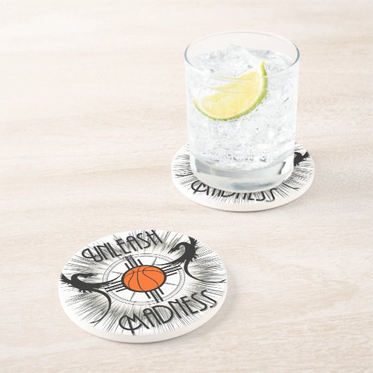 Dessous De Verre En Grès Lancer La Lumière Des Dragons De La Folie (Côté)