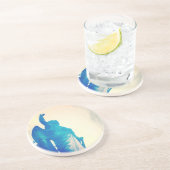 Dessous De Verre En Grès L'ange dans une tempête (Côté)