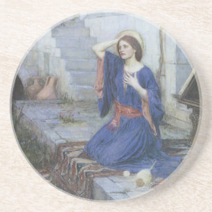 Dessous De Verre En Grès L'Annonciation par John William Waterhouse