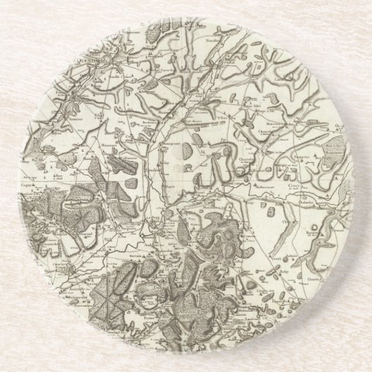 Dessous De Verre En Grès Laon, Noyon (Devant)