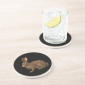 Dessous De Verre En Grès Lapin 2 (Côté)