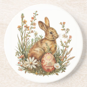 Dessous De Verre En Grès Lapin Avec Dessous de verre De grès Oeuf