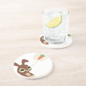 Dessous De Verre En Grès lapin de pâques (Côté)