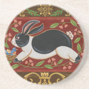 Dessous De Verre En Grès Lapin folklorique
