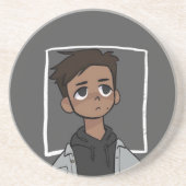 Dessous De Verre En Grès L'art cool (Devant)