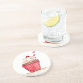 Dessous De Verre En Grès L'art culinaire de Cupcake (Côté)