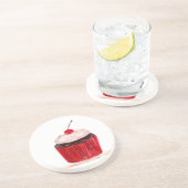 Dessous De Verre En Grès L'art culinaire de Cupcake (Côté)