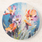 Dessous De Verre En Grès L'art floral (Devant)