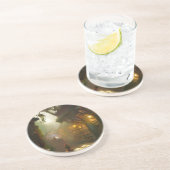 Dessous De Verre En Grès L'art Imaginaire de la librairie magique (Côté)