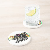 Dessous De Verre En Grès L'automne sauvage du loup (Côté)