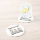 Dessous De Verre En Grès Le 2e commandement (Côté)