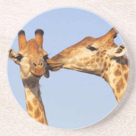 Dessous De Verre En Grès Le baiser (Devant)