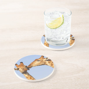 Dessous De Verre En Grès Le baiser